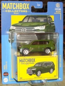 2022 LEXUS LX CAR - MATCHBOX COLLECTORS - MINT UNOPENED ON CARD- c2023 - Picture 1 of 3