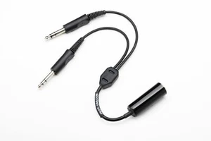 .25" Inch Single Plug Headset to GA Headset Adapter - Bild 1 von 1