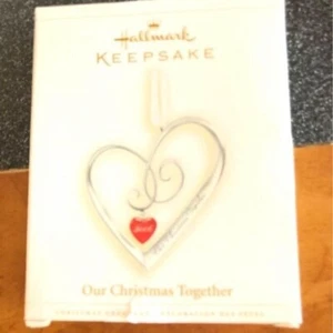 RARE 2006 Hallmark Christmas Ornamnent titled "Our Christmas Together" - Picture 1 of 3