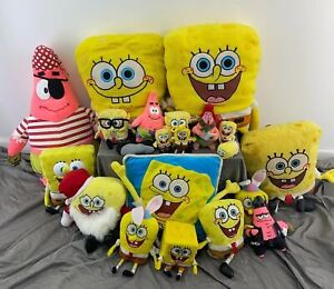 VTG & Modern LOT of 20 SpongeBob SquarePants Patrick Star Plush Nickelodeon