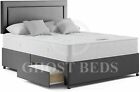 PLUSH MEMORY FOAM DIVAN BED SET WITH MATTRESS HEADBOARD *FREE NEXT DAY DELIVERY*