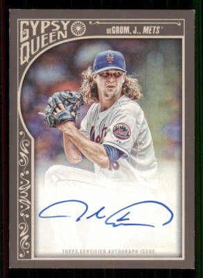 2015 Topps Gypsy Queen Auto #GQAJD Jacob deGrom - Image 1 of 2