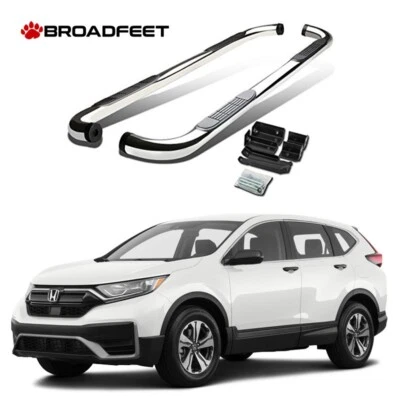 Almohadilla para estribo Nerf de acero inoxidable con escalón lateral de 3" ajuste: Honda CR-V CRV 2017-23 Foto 1 de 3