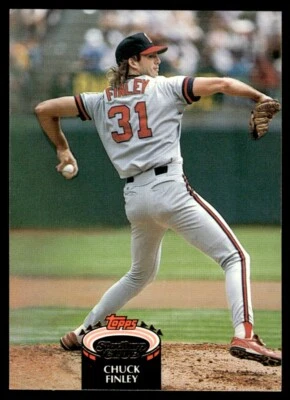 1992 Stadium Club #315 Chuck Finley California Angels - Image 1 of 2