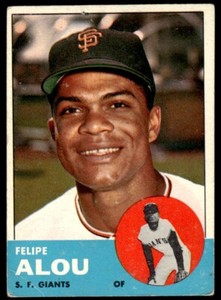 1963 Topps Felipe Alou :/ San Francisco Giants #270
