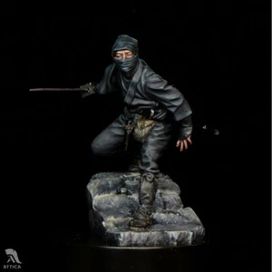 Nippon Warrior Ninja Assassin 54mm Painted Tin Toy Soldier | Nivel de Arte - Imagen 1 de 4
