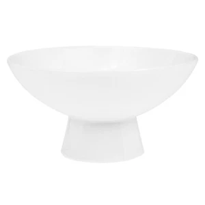 Delicate Ceramic Smooth Edges Footed Ice Cream Cup Tall Fruit Bowl Pudding Dish - Picture 1 of 12