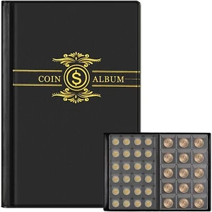 300 Taschen Münzsammlung Buchhalter Album für Sammler Geld Währung - Bild 1 von 8