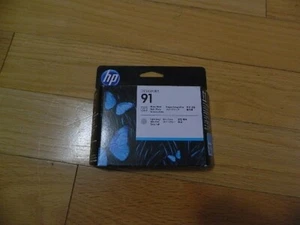 AUTHENTIQUE TÊTE D'IMPRESSION HP #91 noir/gris LT DESIGNJET Z6100 C9463A NEUVE SCELLÉE - Photo 1/1