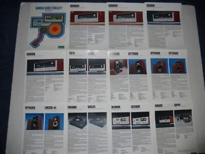 Folleto Sansui 1976, QRX-9001,8001, 9090DB, 8080DB + Spkrs 12 pg, especificaciones, información - Imagen 1 de 4