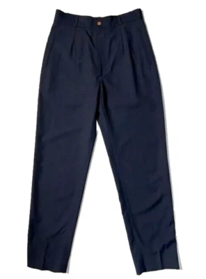 New DOLCE & GABBANA Mens Navy Wool Pant Trousers sz 32 Italy - Image 1 of 4