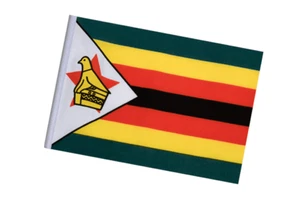 Bandera pequeña de Zimbabue - Ideal para artesanías - 23 cm x 15 cm - Imagen 1 de 3