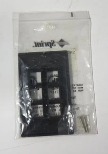 SPRINT SP-KSFP6-03 Single gang plastic faceplate (LOT OF 6) - Picture 1 of 3