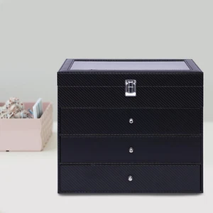Caja organizadora de vitrina de almacenamiento de 24 ranuras para gafas de sol regalo de gafas - Imagen 1 de 17
