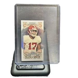 2021 Topps Allen & Ginter's Chrome - Mini #214 Jaylen Waddle Rookie Card - Picture 1 of 2