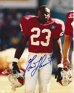 Garrison Hearst Autographed 8x10 Arizona Cardinals Free Shipping A996 - Picture 1 of 1