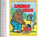 Smokey the Bear Smokey Puting Out a Fire after Negligent Camper Did Not Patch