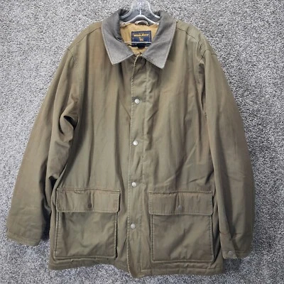 Vintage Woolrich Men's Windbreaker Jacket Lined Green Large - Image 1 of 4