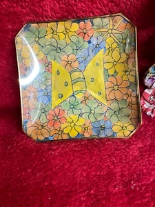 Schmetterling Dekor Schmuck Schale Gepflegt Abstraktes Design Kerzenhalter  - Bild 1 von 2