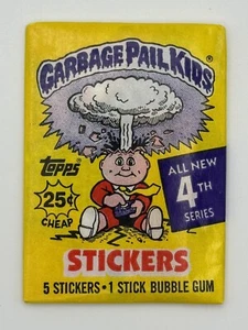 1986 Topps Garbage Pail Kids Original 4th Series Sealed Wax Pack - GPK OS4 - Picture 1 of 4