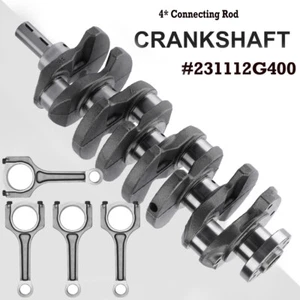 Fit For Hyundai Kia Genesis Sonata Optima 2.0L Connecting Rod Kit & Crankshaft - Picture 1 of 19