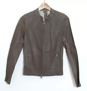 MONTGOMERY Damen Lederjacke Farbe: Taupe/grau Größe: S - Bild 1 von 6