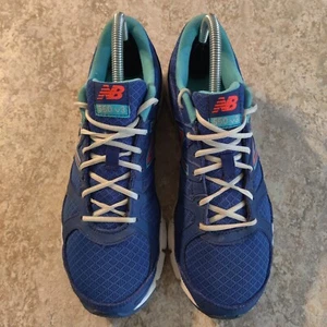 New Balance 550 Running Shoes Women's Size 8.5 Blue Orange Gym Sneakers - Picture 1 of 10