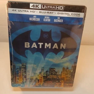 Batman (1989) Limited Edition 4K Steelbook / Blu-ray-No Digital-Box Shipping - Picture 1 of 7