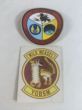 USAF Vintage Decals Stickers Wild Weasel YGBSM And Red Force Center SacALC