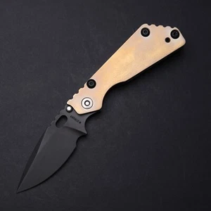 Strider Knives PT - Black MagnaCut Blade / HC Titanium Handles - Picture 1 of 6