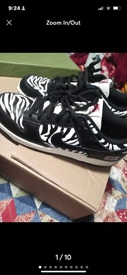Size 12 - Nike Dunk Low SB x Quartersnacks Little Debbie's Zebra Cakes 2021 - Image 1 of 4