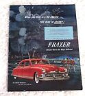 Vintage 1949 Kaiser Frazer Manhattan Automobile Print Ad