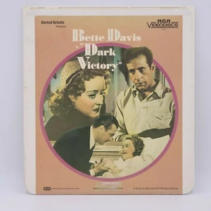 Dark Victory CED VideoDisc (1939) Bette Davis, Humphrey Bogart, Ronald Reagan - Picture 1 of 2