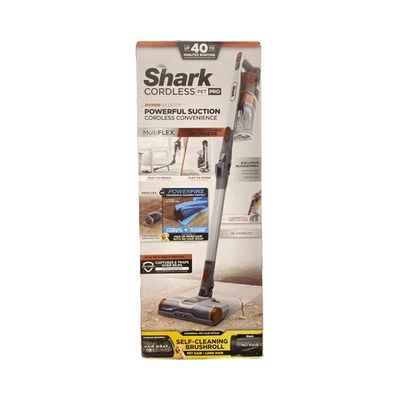 Shark Pet Pro Cordless Stick Vacuum, Powerfins Brushroll and MultiFLEX, UZ355H - Image 1 of 2