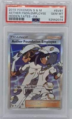 PSA 10 Aether Foundation Employee SV81/SV94 Alternate Art Pokemon Card - Image 1 of 2