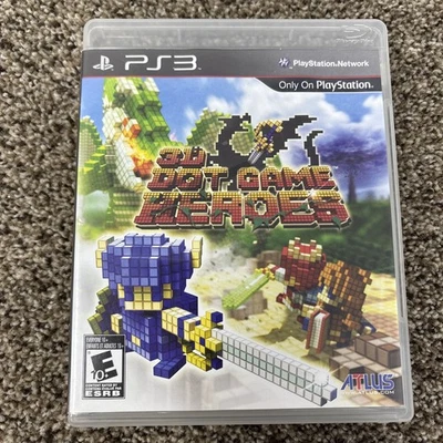 3D 点游戏英雄(索尼 PlayStation 3,2010)美国 PS3 完整带手动 CIB Atlus — 第 1/4 张图片