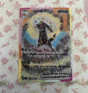 Umbreon ex 161/131 Prismatic Evolutions FAN aRT DUH - Picture 1 of 1