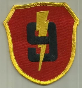 9TH MARINES REGIMENT USMC PATCH INFANTERIE SOLDAT KRIEGER SCHÜTZE HUBSCHRAUBER USA - Bild 1 von 2
