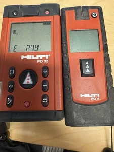 Herramienta de medición de distancia Hilti PD32 con estuche PD-32 y PD-4 para piezas - Imagen 1 de 2