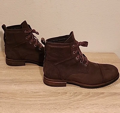 Botas de cuero resistentes al agua Ugg Parkhurst para hombre talla 11 marrón oscuro Foto 1 de 4