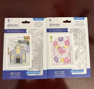 Gemini Crafters Companion Intri'lace Deep Cut Papercraft Stanze 2er Set - Bild 1 von 5