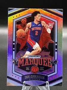 2021-22 Panini Chronicles Marquee Cade Cunningham Rookie #367 Detroit Pistons - Picture 1 of 2