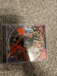 Marvel Super Heroes Vs Street Fighter (PlayStation 1 PS1, Rare) No Manual - Picture 1 of 3