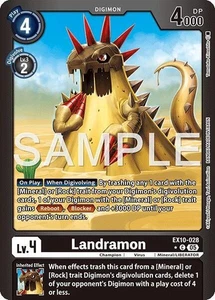 Landramon (Limited Foil) EX10-028 C Common Sinister Order NM - Picture 1 of 1