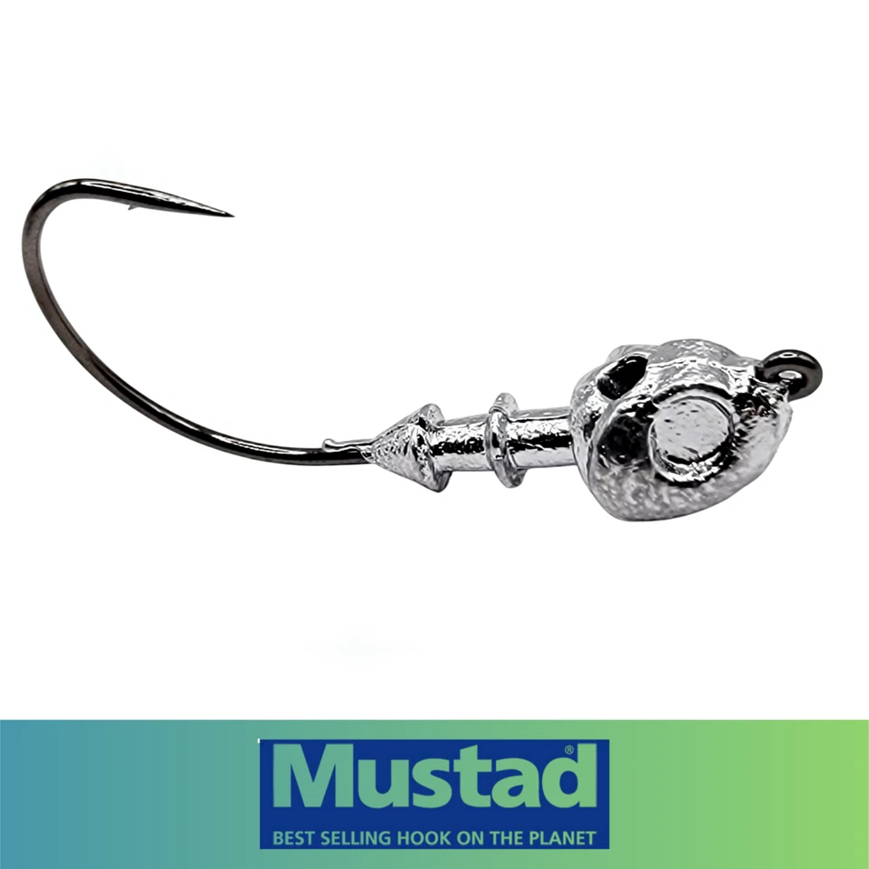 Plantilla de pesca de lubina sin malezas para nadar venenoso mostaza gancho ultra punta paquete de 50 Foto 1 de 1