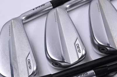 Ping i530 Irons / 5-PW+UW / Black Dot / Regular Flex Ping Alta CB Black AWT - Image 1 of 4