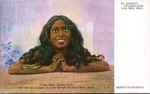 India Mission of Madras Girl Postcard B265 - Picture 1 of 2