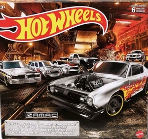 Hot Wheels Zamac 6 Car Box Set 2022 Datsun King Cuda BMW Chevy Ford Shelby - Picture 1 of 3