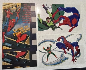 2 Spider-Man Animated Series Animation Cells With Work In Progress Booklet 1994 - Picture 1 of 6