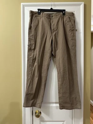 Legendary Outfitters Canvas Cargo Pant Tan/Khaki 40x30 Carpenter - Image 1 of 4